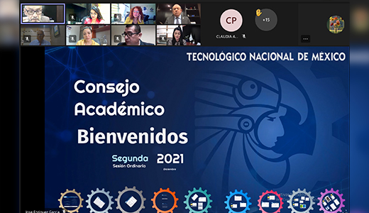 Sesiona Consejo Académico del Tecnológico Nacional de México