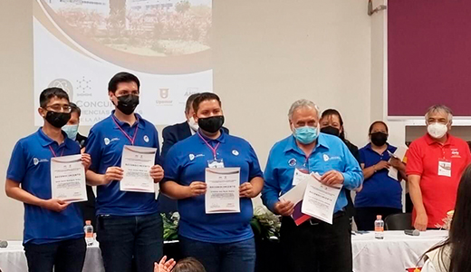 Gana equipo del TecNM primer lugar en Química de concurso ANFEI