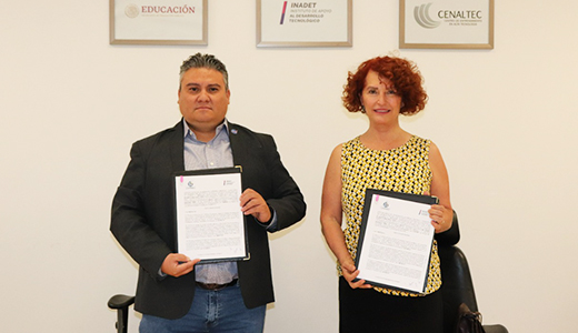 Firman convenio TecNM y Centro de Entrenamiento en Alta Tecnología para empoderar a estudiantes