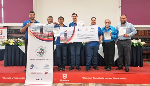 Gana equipo del TecNM primer lugar en Química de concurso ANFEI