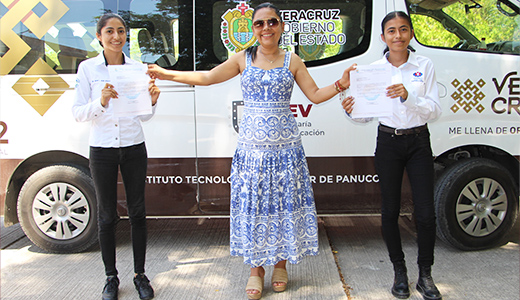 Nadia y Rosa Vega, primeras alumnas del TecNM Pánuco en estancia internacional 