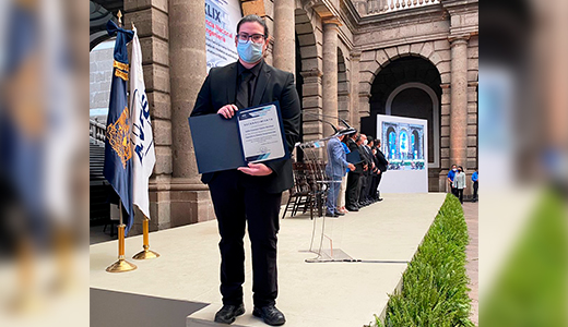 Premia ANFEI a Celim Chávez como Mejor Egresado de Ingeniería del TecNM Puerto Peñasco