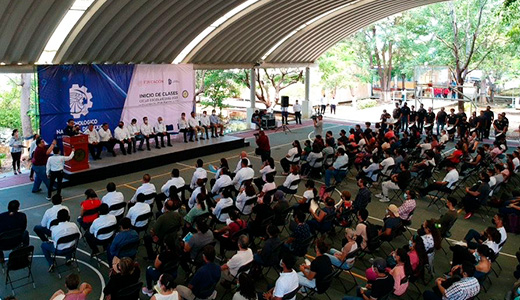 Preside Ramón Jiménez López arranque de inicio del ciclo escolar en Campus de Campeche 