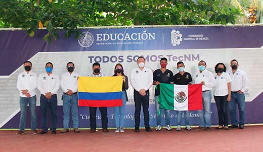 Recibe TecNM a estudiantes colombianos en intercambio académico