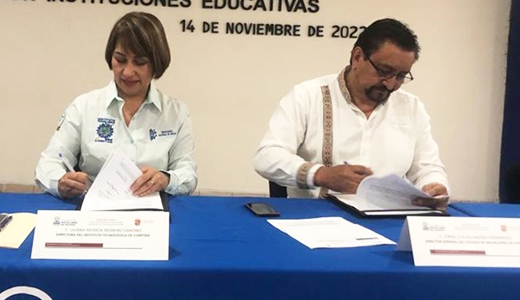 Firman convenio TecNM Comitán y COBACH de Chiapas  