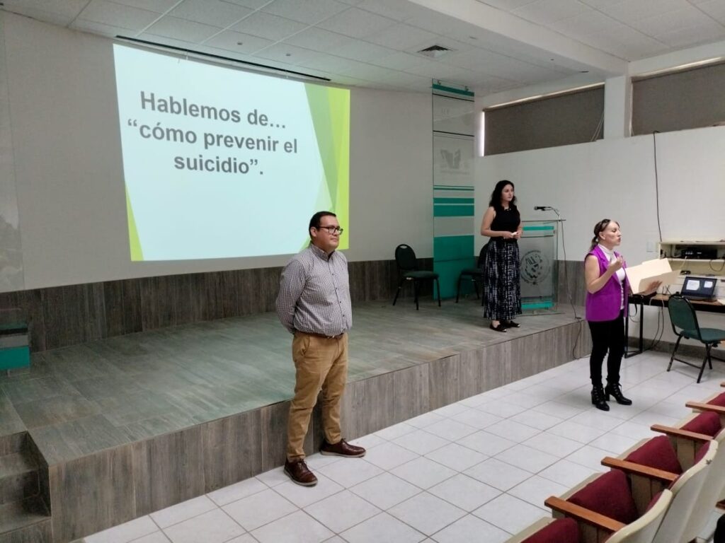 Lleva acabo el Dpto de desarrollo Academico Conferencia de prevencion del suicidio dirigida a los alumnos de nuevo ingreso
