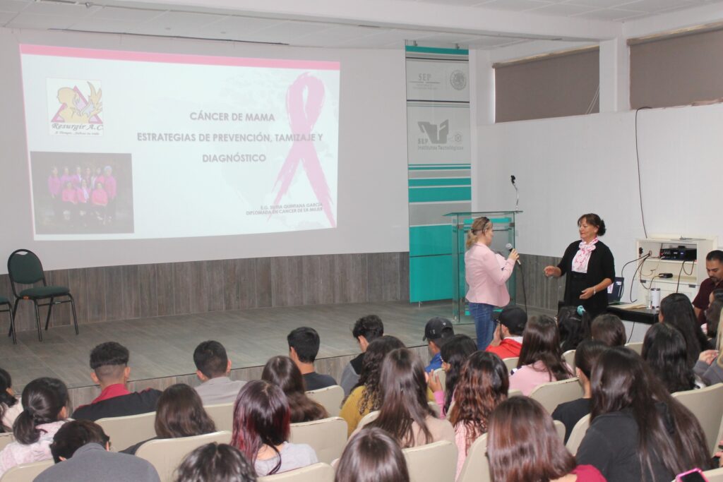 Presenta la maestra Silvia Quintana García conferencia»Prevención del Cáncer de Mama»