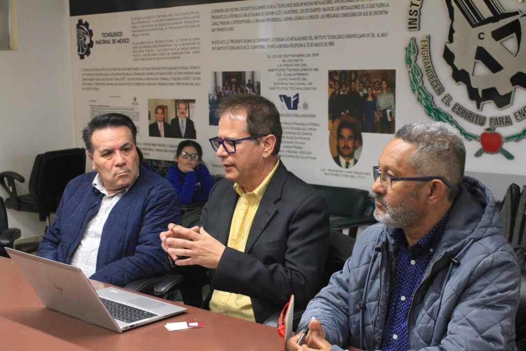 Recibe el Instituto Tecnológico de Cd. Cuauhtémoc al Jefe Del Departamento de la Familia y del Consumidor de la Facultad de Ciencias Agrícolas, del Consumidor y Ambientales