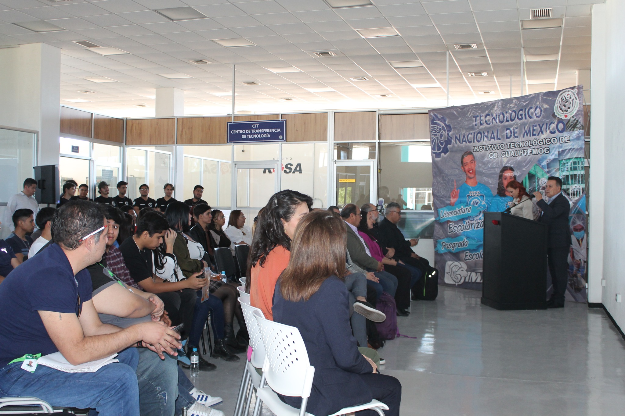 Grupo Rosa y estudiantes de Ingeniería Mecatrónica han inaugurado un nuevo Centro de Transferencia de Tecnología (CTT)